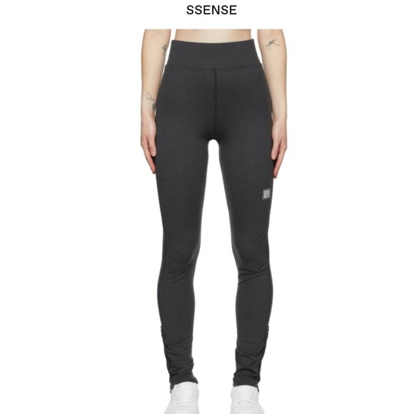 ACNE STUDIOS Grey Running Leggings BLACK - Picture 2 of 11